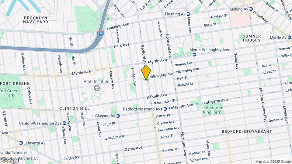 940 Bedford Ave Map and Location Details