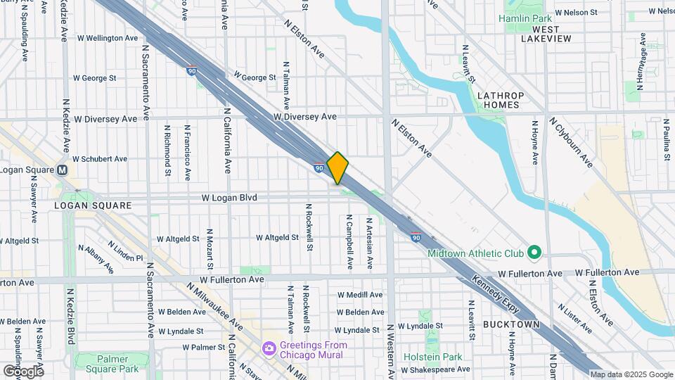 3045 W Logan Blvd Map and Location Details