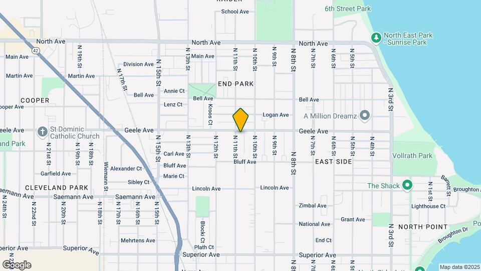 2121 N 11th St Map and Location Details