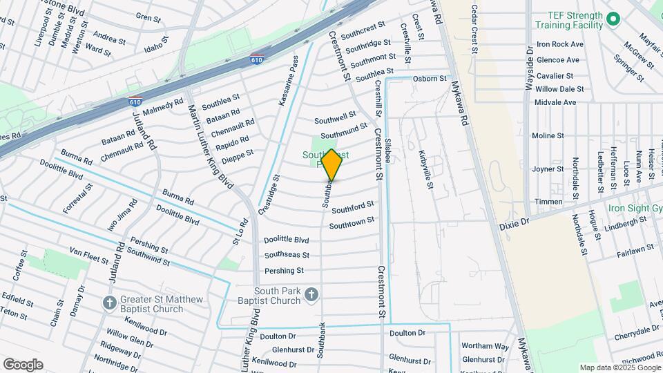 5902 Southington St Map and Location Details