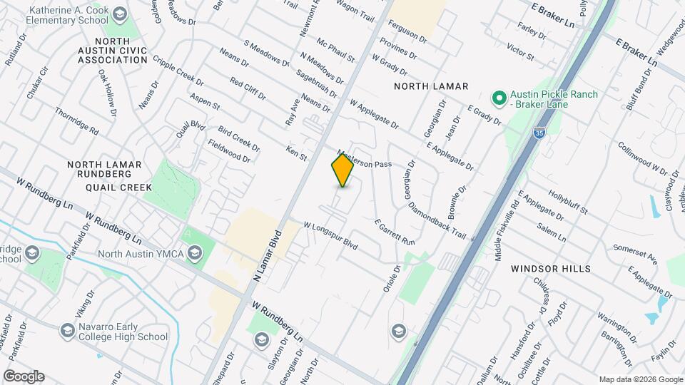 605 Masterson Pass, Unit 1335 Map and Location Details