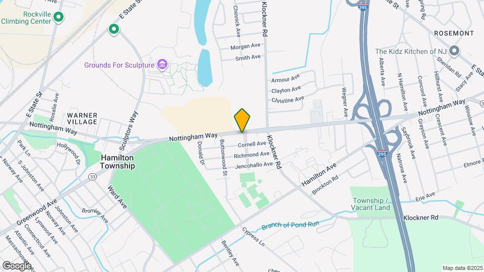 1843 Nottingham Way Map and Location Details