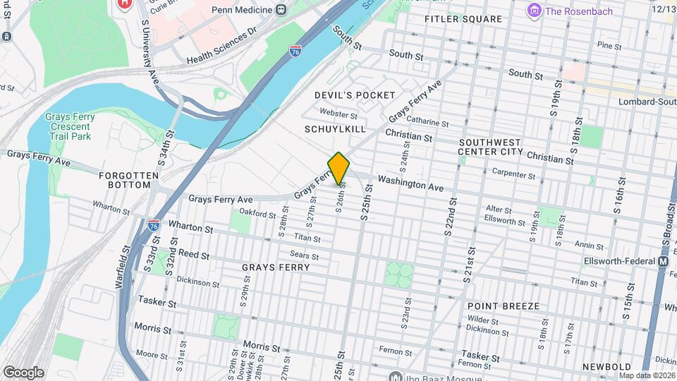 1120 S 26th St Map and Location Details