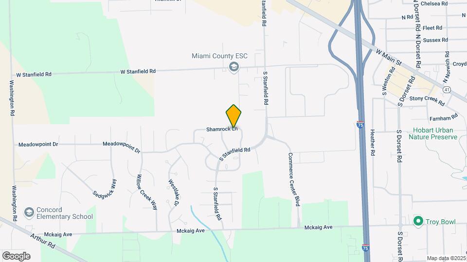 2230 Shamrock Ln Mapa y Detalles de la Ubicación
