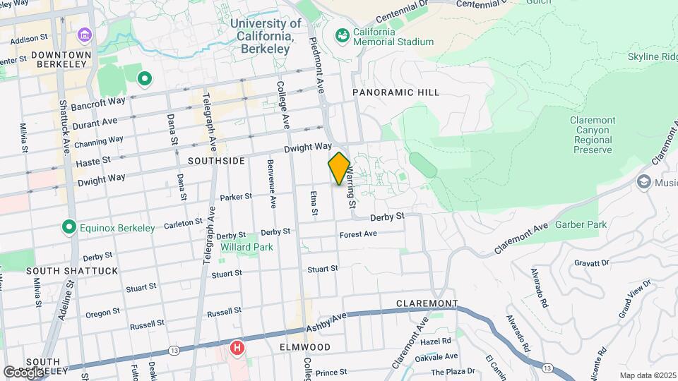 2625-2627 Piedmont Ave Map and Location Details