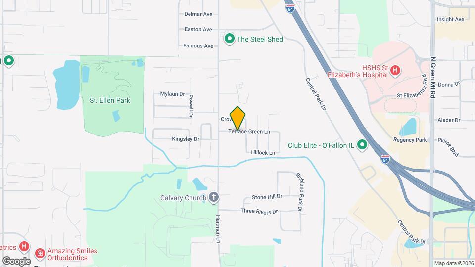 1319 Terrace Green Ln Map and Location Details