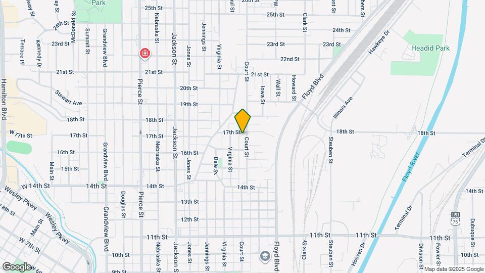 1621 Court St Map and Location Details