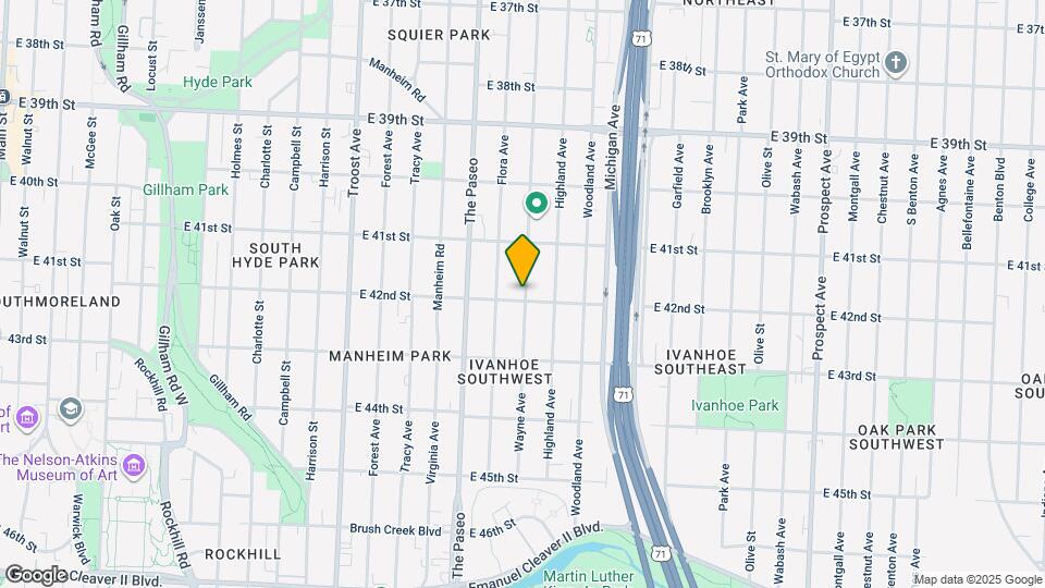 1520 E 42nd St Map and Location Details