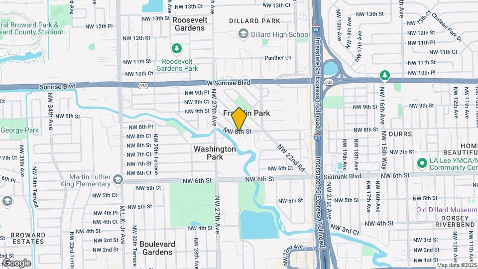 2550 NW 8th St Map and Location Details