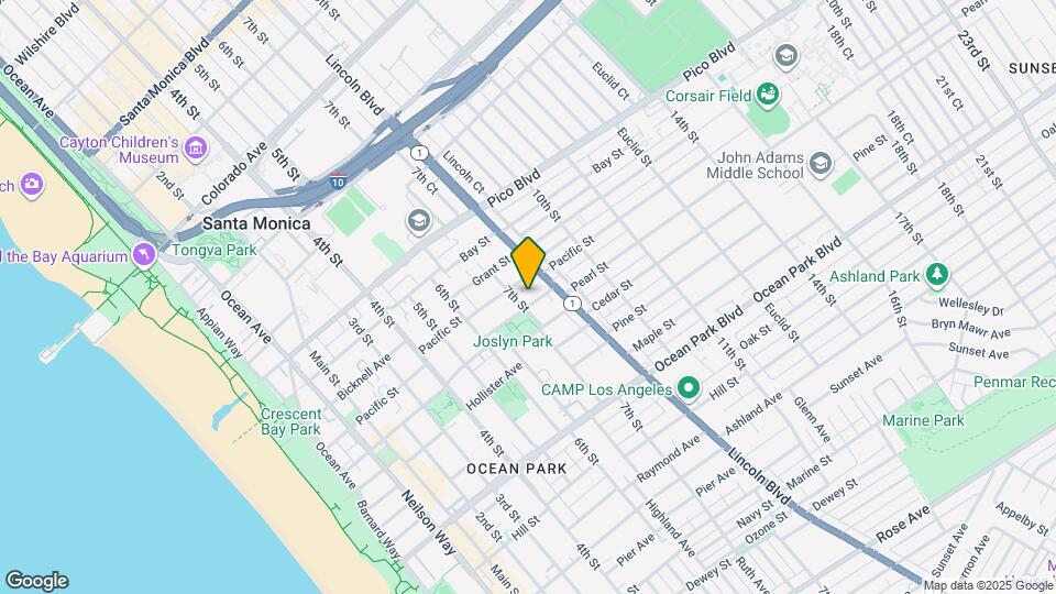 707 Strand St Map and Location Details