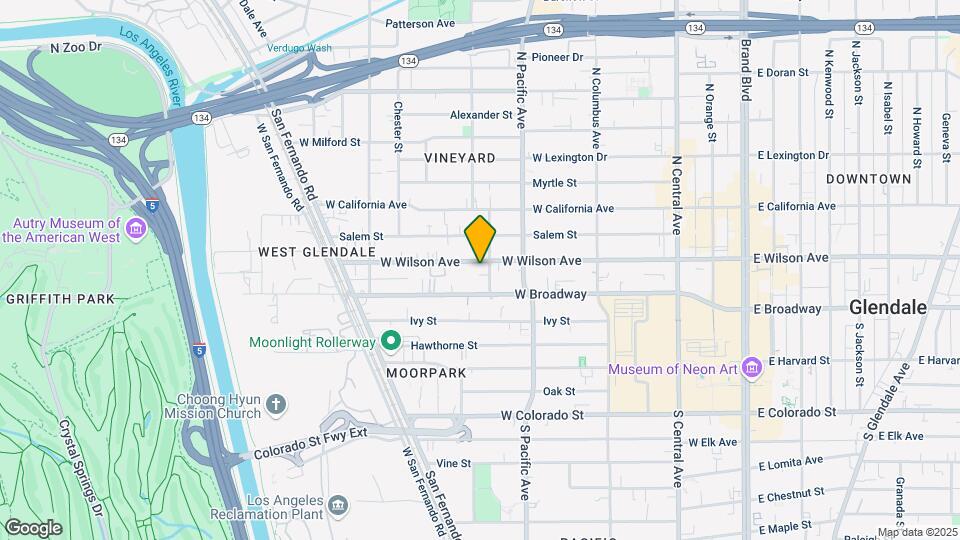 540 W Wilson Ave Map and Location Details