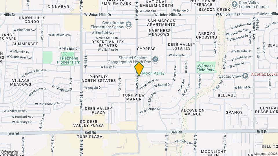 17633 N 15th Ave Map and Location Details