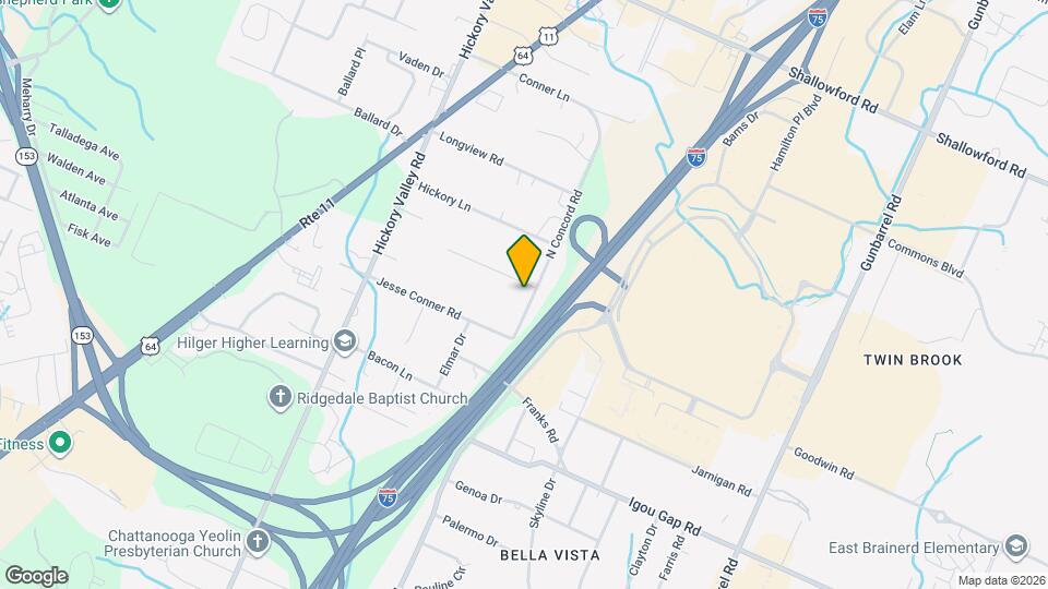 6946 Hickory View Ln Map and Location Details