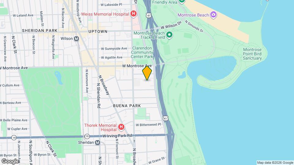4250 N Marine Dr, Unit 1510 Map and Location Details