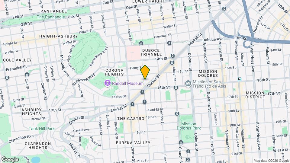 259 Noe St Map and Location Details