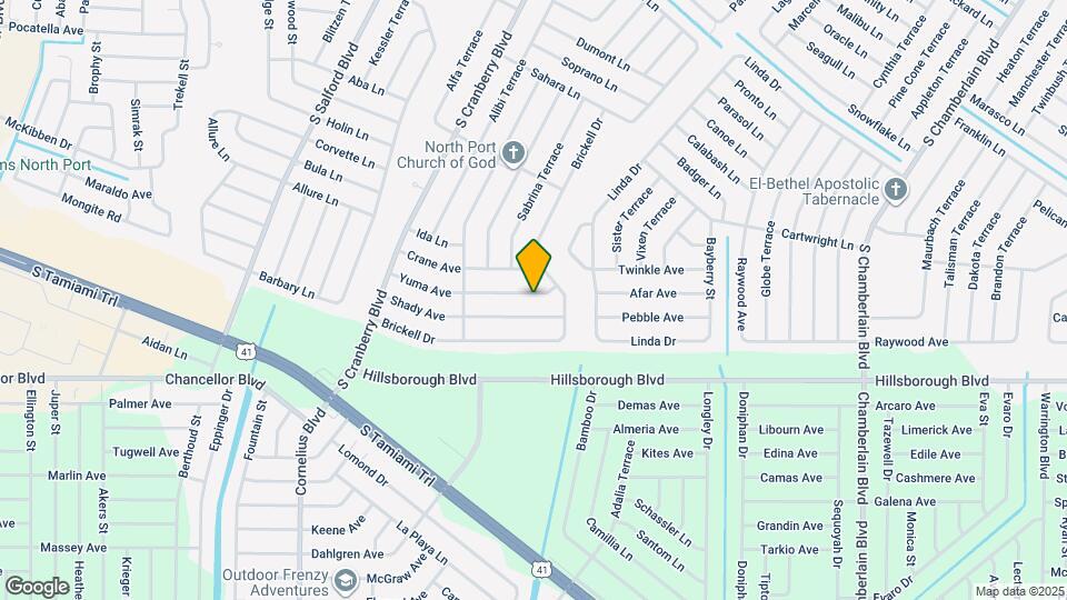 2585 Yuma Ave Map and Location Details