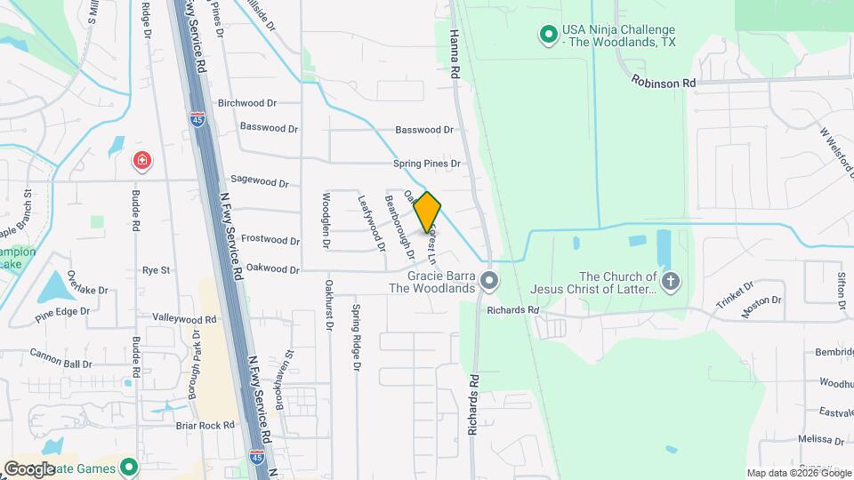 25819 Oakridge Forest Ln Map and Location Details
