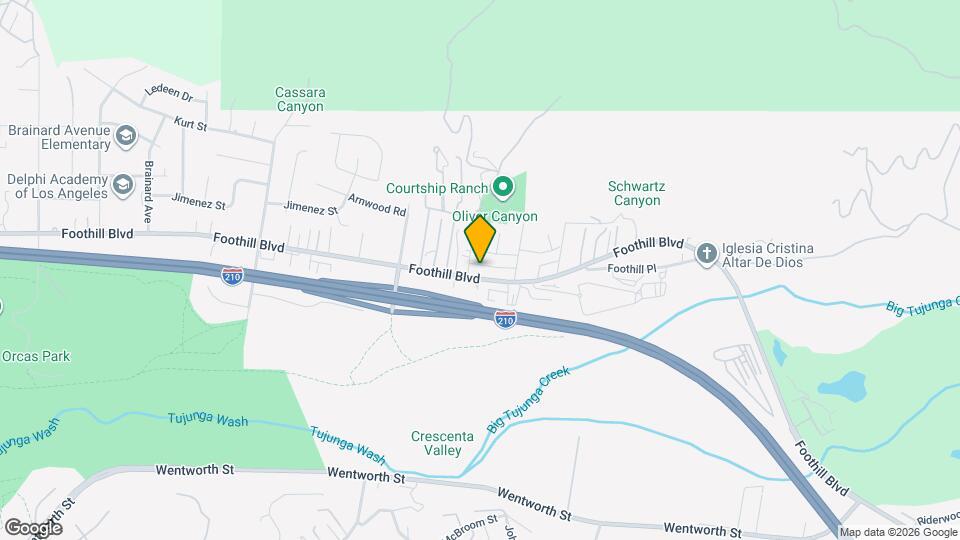 10127 Foothill Blvd Mapa y Detalles de la Ubicación