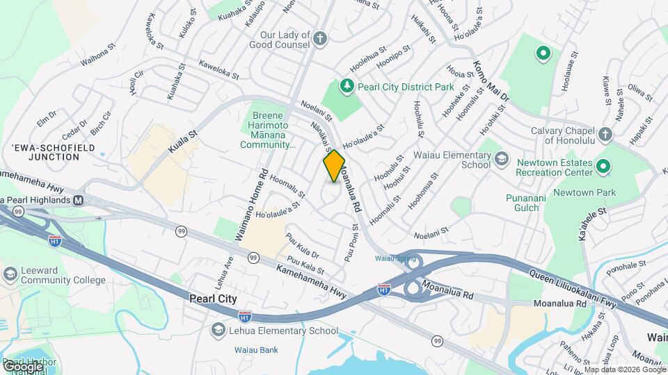 1278 Nanakai St Map and Location Details