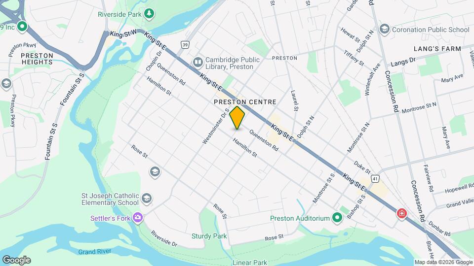 245 Church St S Map and Location Details