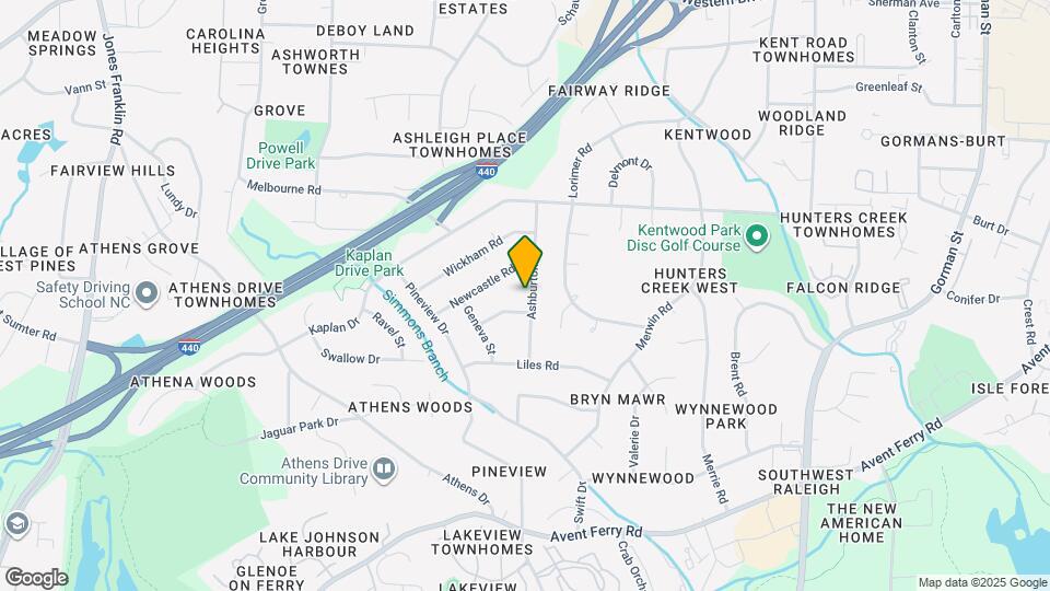 1414 Ashburton Rd Map and Location Details