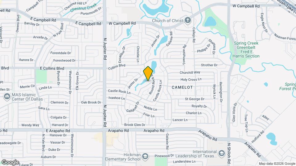 5517 Castleview Ln Map and Location Details