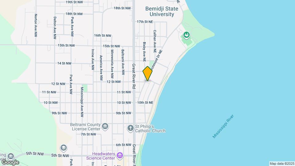 1134 Birchmont Dr NE Map and Location Details