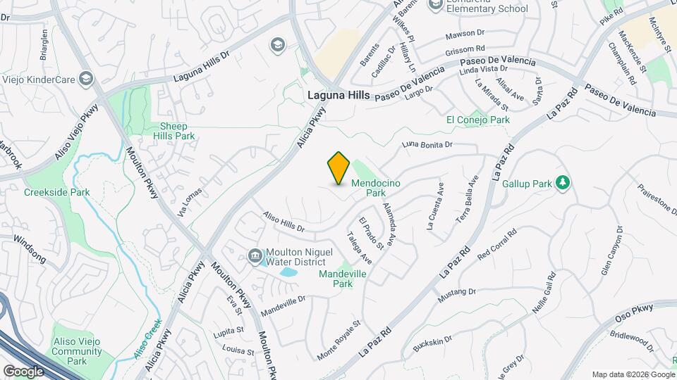 24675 Mendocino Ct Map and Location Details