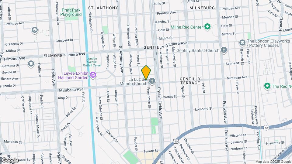 2135 Mirabeau Ave, Unit HUGE 1BDR ALL UTILITIES Map and Location Details