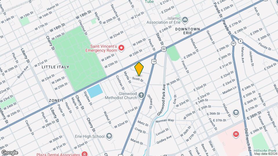 240 Scott St Mapa y Detalles de la Ubicación