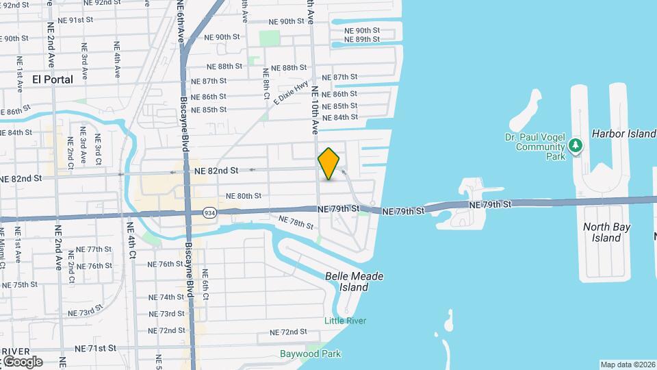 1030 NE 81st St Map and Location Details