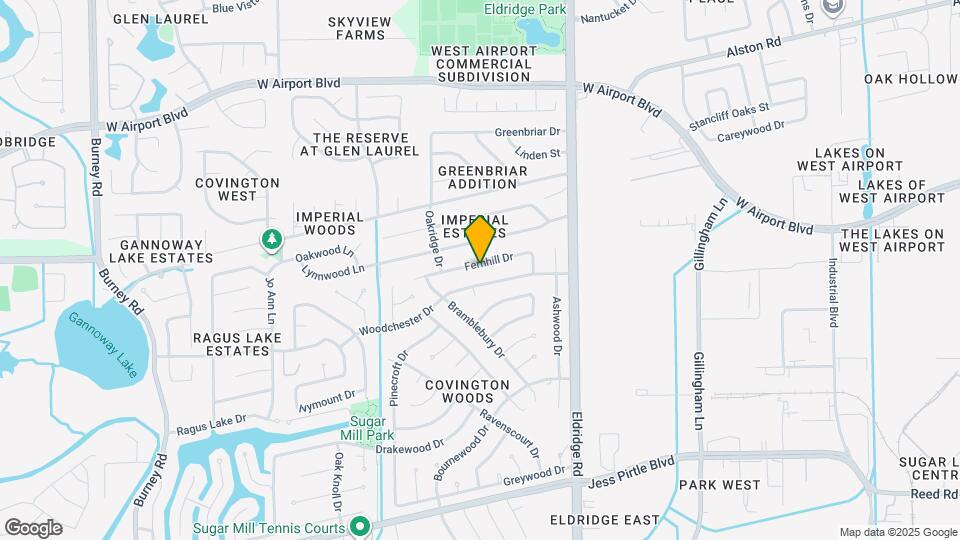 13607 Fernhill Dr Map and Location Details