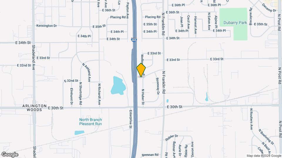 3150 N Huber St Map and Location Details