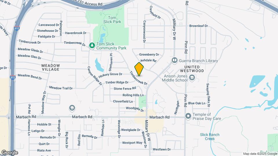 6929 Timbercreek Dr Map and Location Details