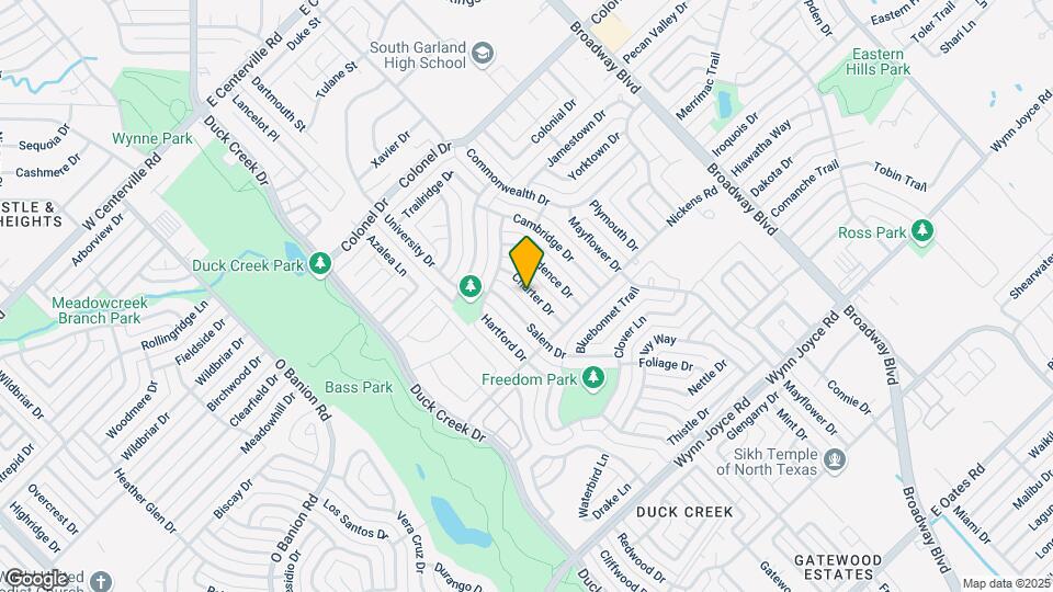 4025 Charter Dr Map and Location Details