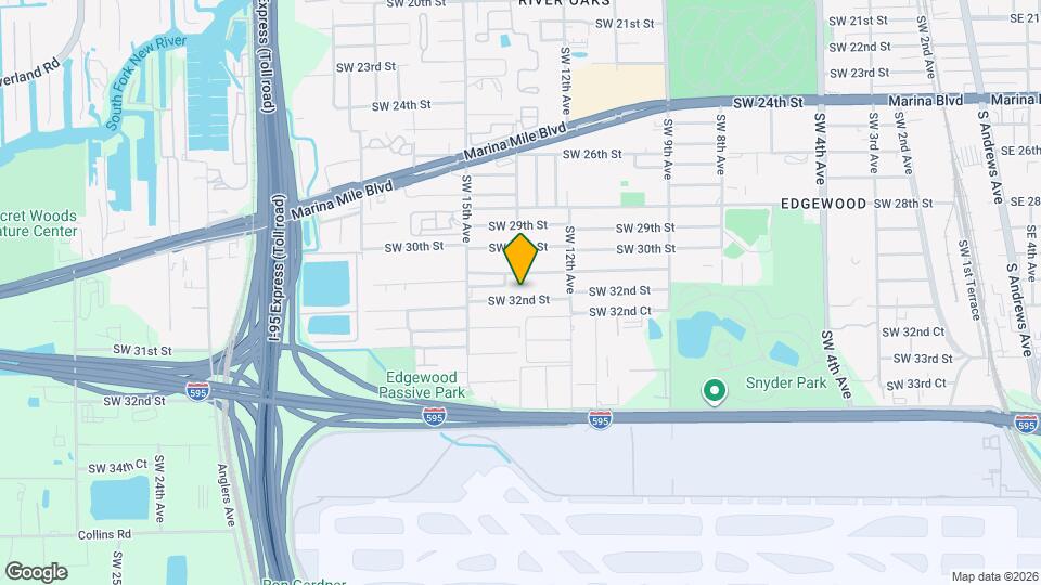 1351 SW 32nd St Map and Location Details