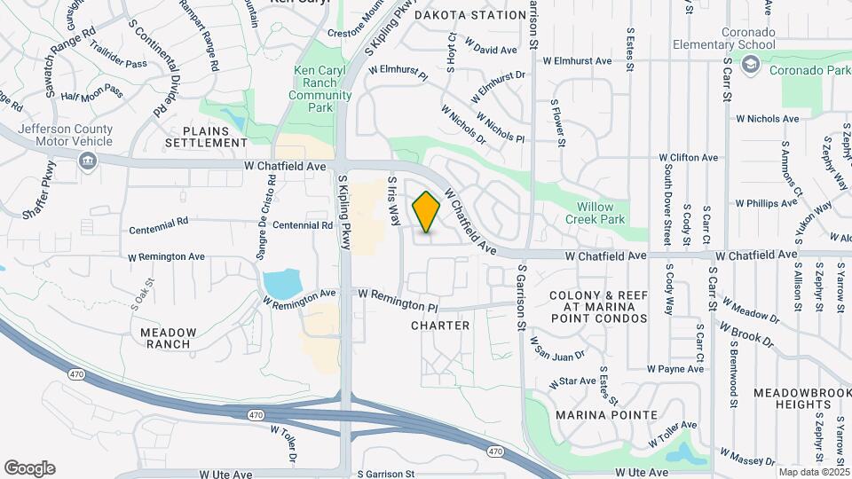 9616 W Chatfield Ave Mapa y Detalles de la Ubicación