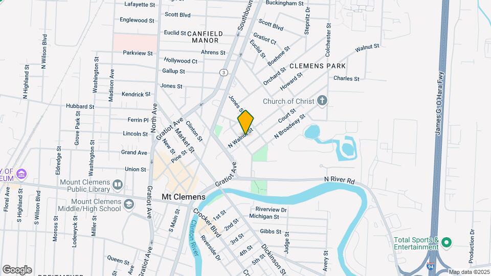 180 N Walnut Mapa y Detalles de la Ubicación