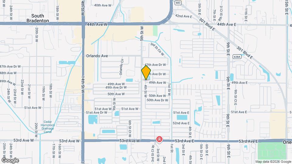 409 49th Ave Terrace W Map and Location Details