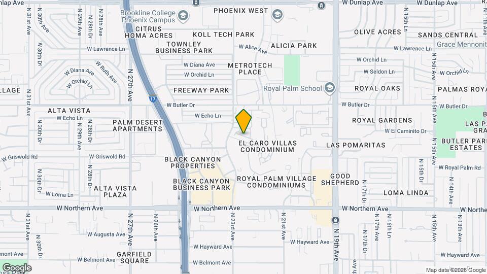 2259 W Laurie Ln Mapa y Detalles de la Ubicación