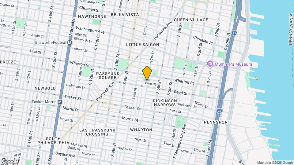 1332 S 7th St Map and Location Details