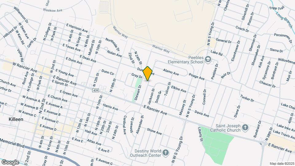 1303 Alexander St Map and Location Details