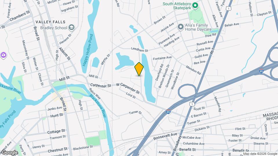 6 Lawn St Map and Location Details