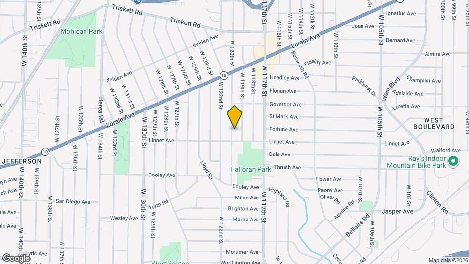 3517 W 120th St Map and Location Details