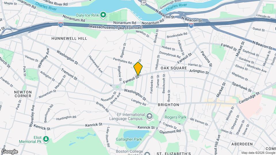 55 Brackett St, Unit 2 Mapa y Detalles de la Ubicación