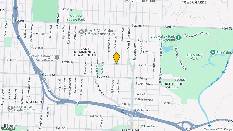 5107 E 26th St Map and Location Details