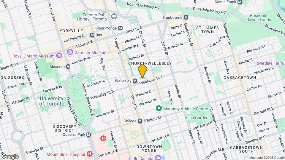 28-328 Wellesley St E Map and Location Details