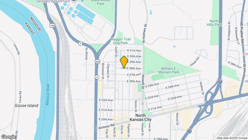 325 E 28th Ave Mapa y Detalles de la Ubicación