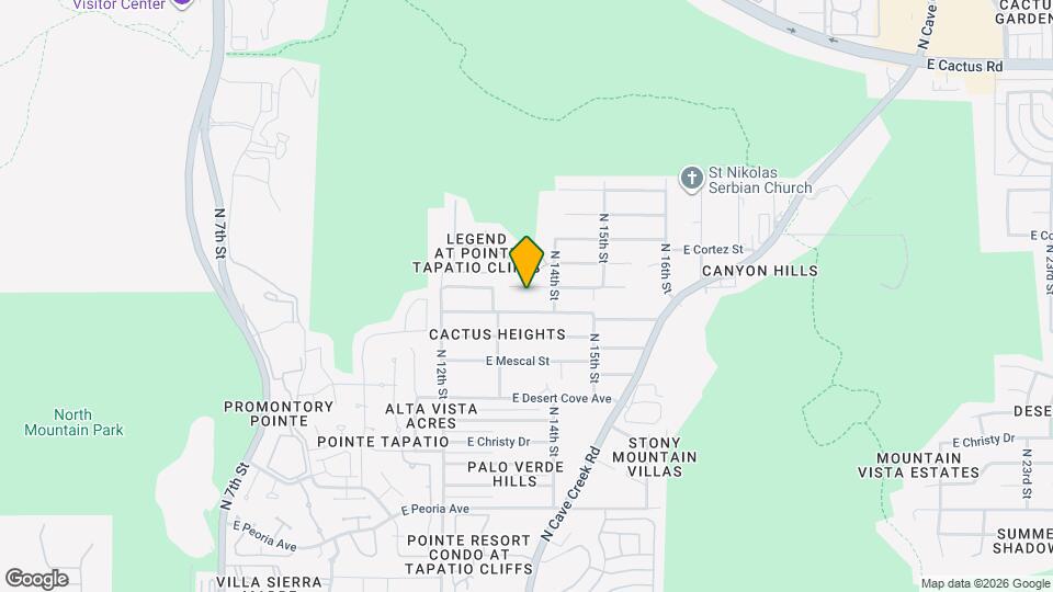 1329 E Cholla St Map and Location Details