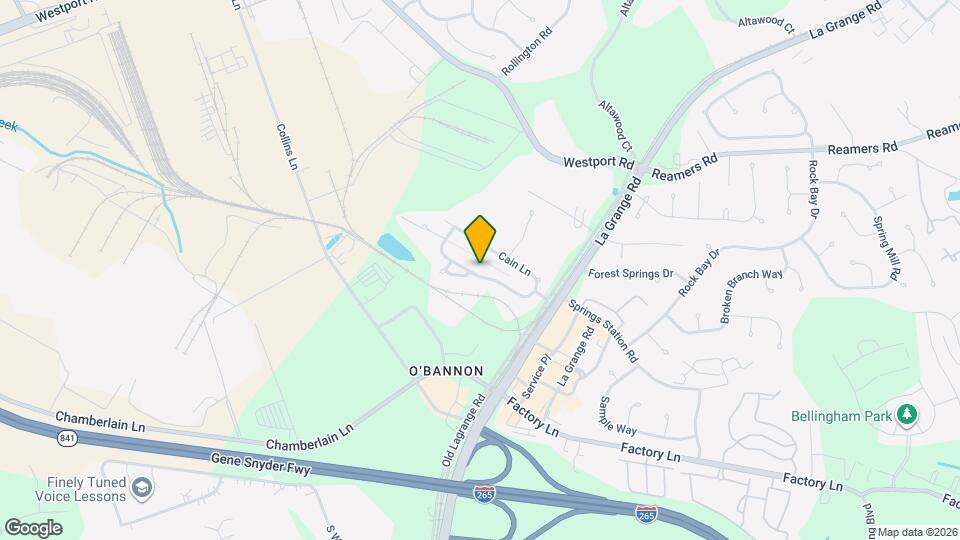 13203 Cain Ln Map and Location Details